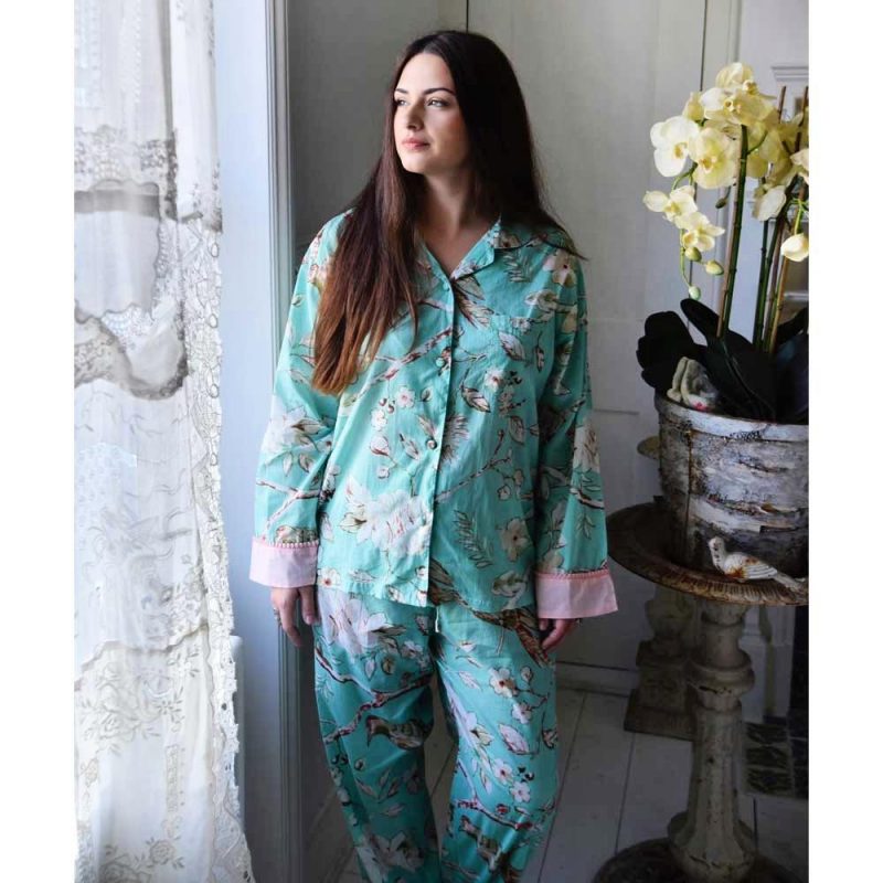 Cotton print PJs S/M and M/L only £38