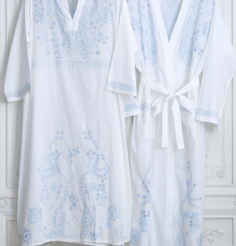 Renaissance one size embroidered nightdress and dressing gown £48 each