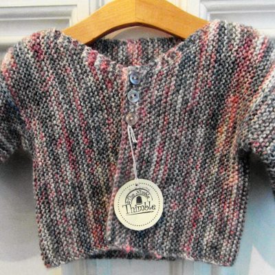 Locally made baby knitwear in 0-3 months and 3-6 months sizes