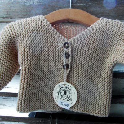 Natural knitwear in 0-3 months and 3-6 months sizes